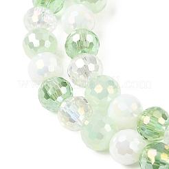 Electroplate Glass Beads Strands&nbsp;EGLA-D300-06-6mm-23