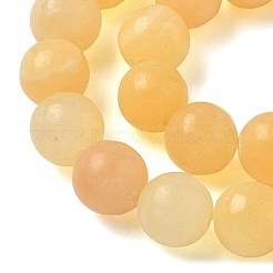 Natural Yellow Jade Beads Strands&nbsp;GG-CBA391B-04