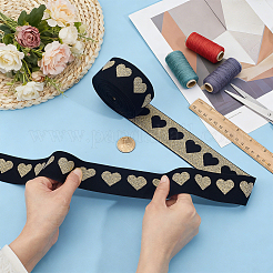 5 Yards Flat Polyester Jacquard Elastic Band&nbsp;EC-PH0001-31B