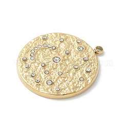 304 Stainless Steel Rhinestone Pendants&nbsp;STAS-Z122-53G