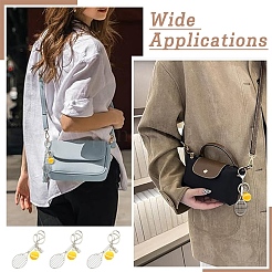 Alloy & Cloth Fabric Pendant Keychains&nbsp;KEYC-YW00298