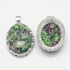 Natural Ruby in Zoisite Pendants&nbsp;G-D851-31