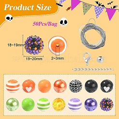 DIY Halloween Pendant Decoration Making Kit&nbsp;DIY-CJC0006-04