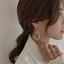 Alloy Enamel Dangle Stud Earrings&nbsp;FS-WG94C95-01