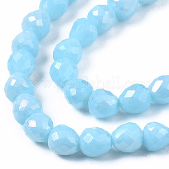 Opaque Glass Beads Strands&nbsp;EGLA-T008-16D
