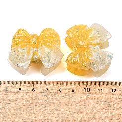 Luminous Opaque Resin & Rhinestone & Polymer Clay Beads&nbsp;RE-CBA1913-02G