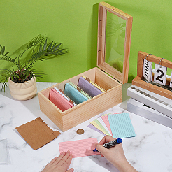 10 Sheets Rectangle Paper Binder Dividers&nbsp;AJEW-OC0015-74