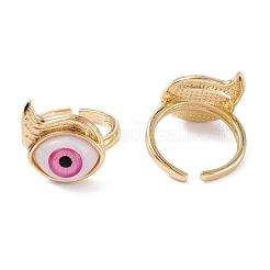Brass Cuff Rings&nbsp;RJEW-M138-28G-C