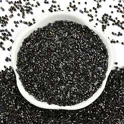 電気めっきガラスシードビーズ  虹彩  シリンダー  カラフル  1.6x1.3mm  穴：0.8mm  約60000個/ポンド&nbsp;SEED-H003-10L