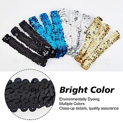 12Pcs Yarn & Rubber Elastic Headbands&nbsp;OHAR-GF0001-10A