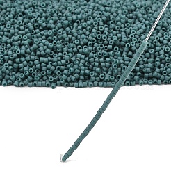 MIYUKIデリカビーズ  シリンダー  日本製シードビーズ  11/0  (db2407)マット不透明ユーカリ  1.3x1.6mm  穴：0.8mm  約2000個/10g&nbsp;X-SEED-J020-DB2407