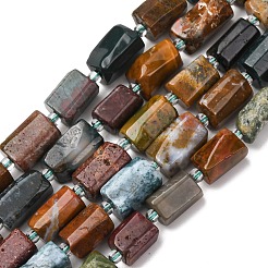 Natural Ocean Jasper Beads Strands&nbsp;G-L655-B01-01