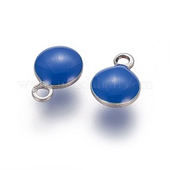 304 Stainless Steel Enamel Charms&nbsp;STAS-O122-B-02P