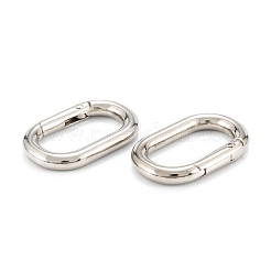 Zinc Alloy Spring Gate Rings&nbsp;PALLOY-L233-07C-P
