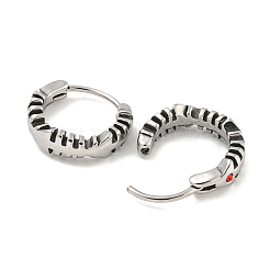 316 Surgical Stainless Steel Hoop Earrings&nbsp;EJEW-D096-09P-AS