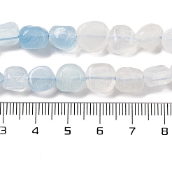 Natural Rainbow Moonstone & Aquamarine Beads Strands&nbsp;G-L610-B03-01