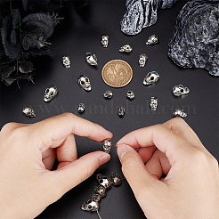 60Pcs 3 Style Tibetan Style Zinc Alloy Spacer Beads&nbsp;FIND-FH0004-38