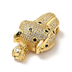Brass Cubic Zirconia Pendants&nbsp;KK-H433-44G
