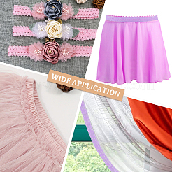 20M Polyester Stretch Frilly Edge Lace Ribbon&nbsp;OCOR-GF0003-37D