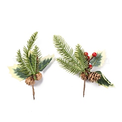Plastic Artificial Winter Christmas Simulation Pine Picks Decor&nbsp;DIY-P018-E01