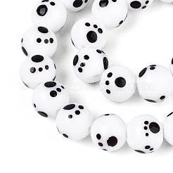 Handmade Lampwork Beads Strands&nbsp;LAMP-N028-21B
