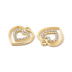 Alloy with Crystal Rhinestone Pendants&nbsp;ALRI-M019-03G