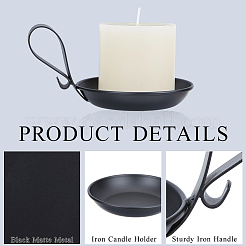 Iron Candle Holders&nbsp;AJEW-GF0015-45