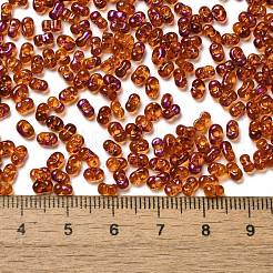 Spray Painted Glass Seed Beads&nbsp;SEED-F005-05A-01