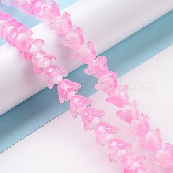 Transparent Glass Beads Strands&nbsp;LAMP-H061-01C-02
