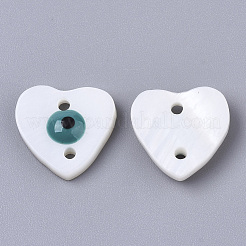 Freshwater Shell Links Connectors&nbsp;SHEL-N026-37A