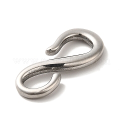 変色しない304ステンレススチールのS字フック留め具  ステンレス鋼色  28.5x13x3.5mm&nbsp;STAS-P325-31P