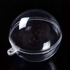 Openable Transparent Plastic Pendants&nbsp;LS-CON-K007-06J