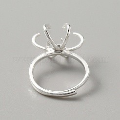 Adjustable Brass Finger Ring Components&nbsp;KK-WH0044-85