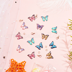 DIY Butterfly Pendant Making Kits&nbsp;DIY-SC0014-17