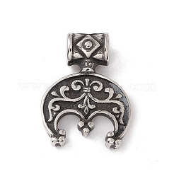 304 Stainless Steel Norse Valknut Rune Pendant&nbsp;STAS-E158-04AS