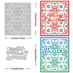 Christmas Theme Carbon Steel Cutting Dies Stencils&nbsp;DIY-WH0309-459