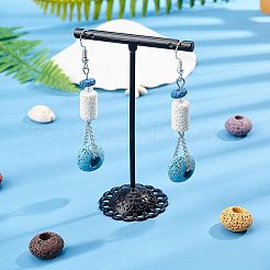 4 Strands Natural Lava Rock Beads Strands&nbsp;G-NB0001-52B