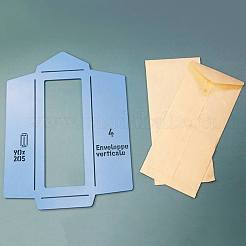 Blue DIY Envelope Template&nbsp;DIY-G039-12