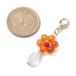 Flower Acrylic Pendant Decorations&nbsp;HJEW-JM01880