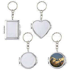 3Pcs 3 Styles Iron Keychains&nbsp;KEYC-SC0001-98P