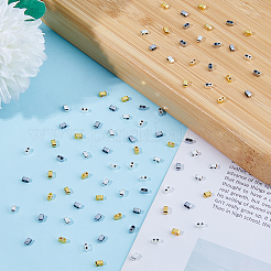 300Pcs 3 Colors Electroplated Non-magnetic Synthetic Hematite Bead&nbsp;G-DC0001-44