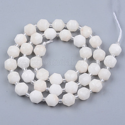 Natural White Jade Beads Strands&nbsp;G-R482-33A-8MM