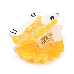 樹脂爪ヘアクリップ  女性と女の子のためのヘアアクセサリー  ハリネズミ  33.5x24x22.5mm&nbsp;PHAR-K007-02C