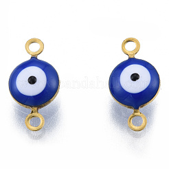 304 Stainless Steel Enamel Connector Charms&nbsp;STAS-N092-176