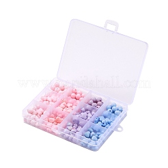 240Pcs 12 Style Opaque Acrylic Beads&nbsp;MACR-FS0001-05