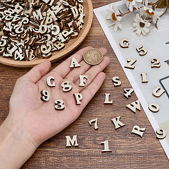 未完成のウッドチップ824個  混合図形  15x8~15.5x4mm&nbsp;DIY-WR0005-22