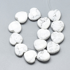 Natural Howlite Beads Strands&nbsp;G-S357-E02-13