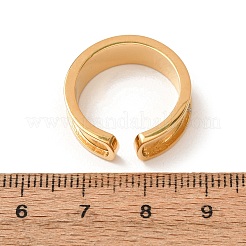 304 Stainless Steel Cuff Open Rings&nbsp;SA-CBACA70-01A-G