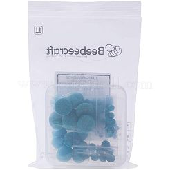 染色合成ターコイズ フラットバック カボション  半円/ドーム  ダークシアン  80個/箱&nbsp;TURQ-NB0001-02
