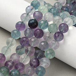 Natural Fluorite Beads Strands&nbsp;G-RM250101-S1